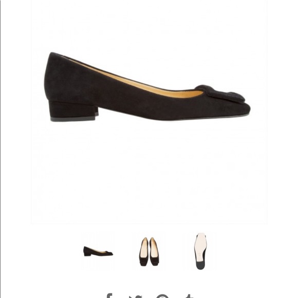 ♥️SOLD♥️ Ann Mashburn Brown Suede Buckle Shoes - Picture 8 of 9